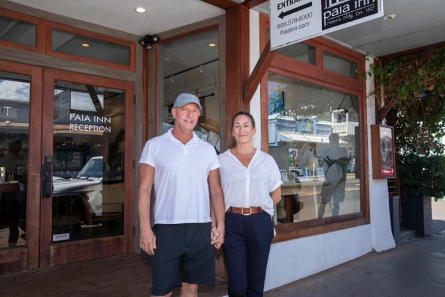 Maui Paia Inn Owners (Michael Baskins and his wife)