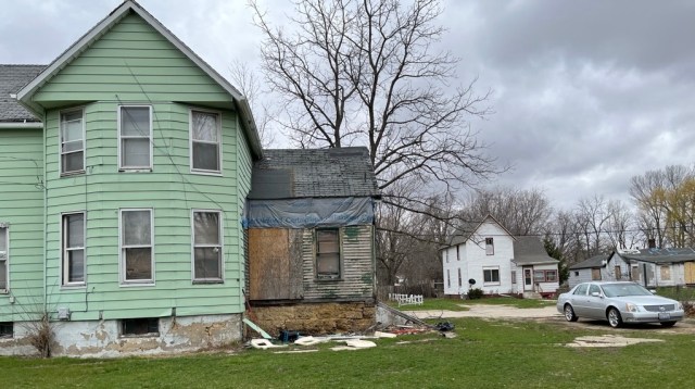 Cheryl Erving's house was damaged by flooding in 2019.