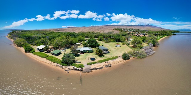 Bridget Mowat's homestead on the south shore of Molokai.