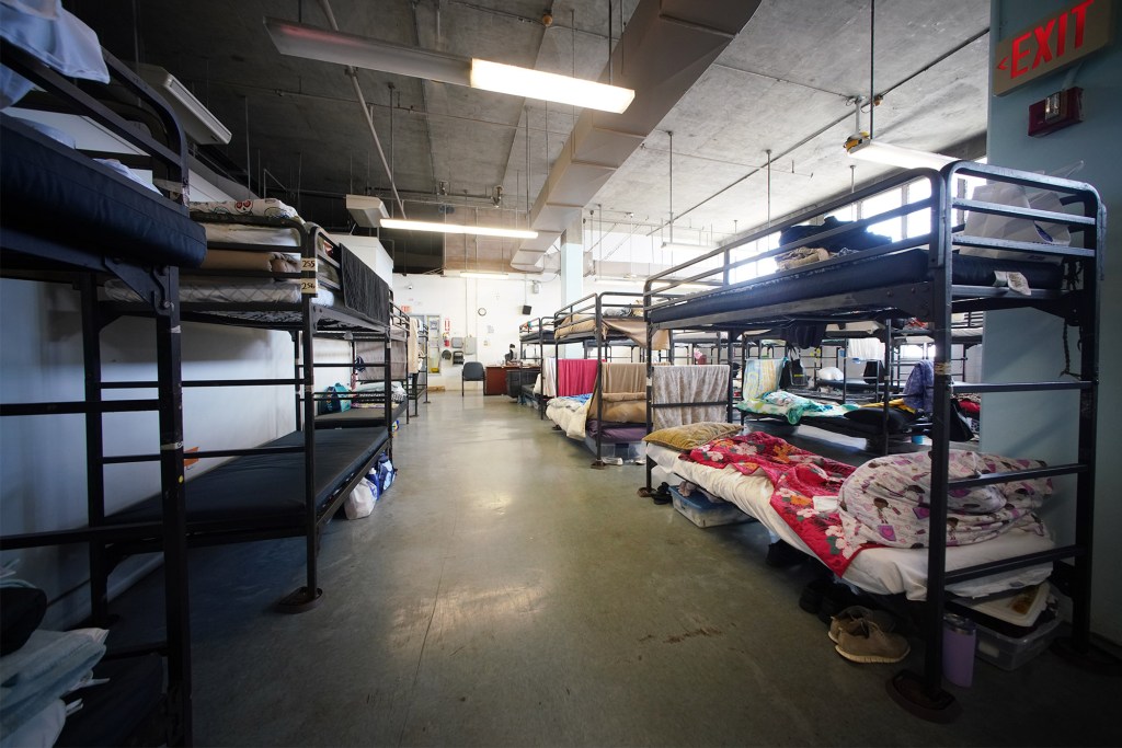 IHS Institute of Human Services bunk beds for women located on the second floor of the facility located at 546 Kaaahi Street in Iwilei.