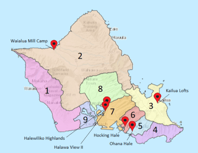 The City and County of Honolulu’s Department of Community Services announced their list of six eligible projects that will produce 972 affordable housing units within the next 5 years.