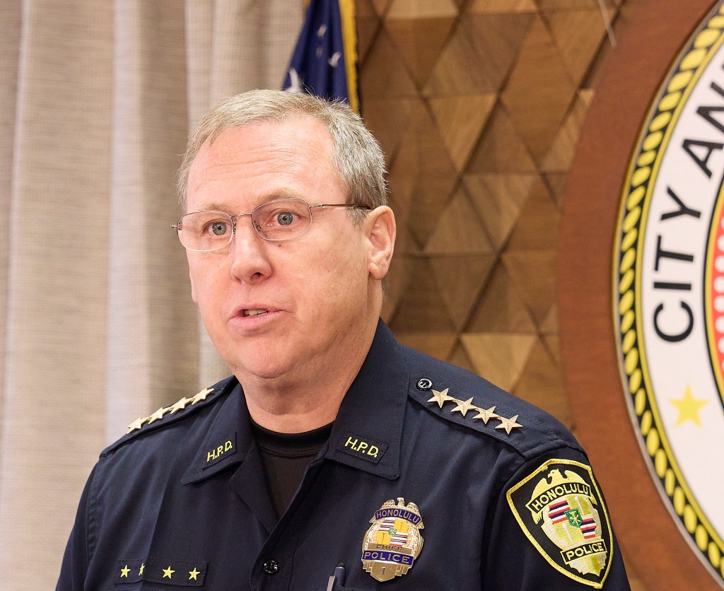 Honolulu Police Chief Arthur "Joe" Logan
