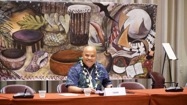 David Panuelo, president of the Federated States of Micronesia, chaired the 2022 Pacific Islands Conference of Leaders in Honolulu.