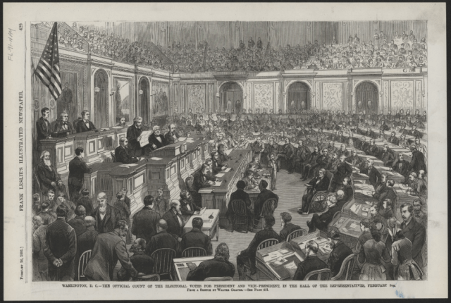 In the 1880 presidential election, James Garfield narrowly won the popular vote but swept the Electoral College in the Midwest and Northeast.