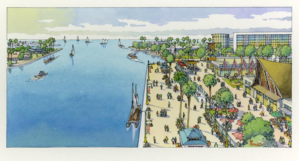Rendering of planned Kakaako Makai development OHA