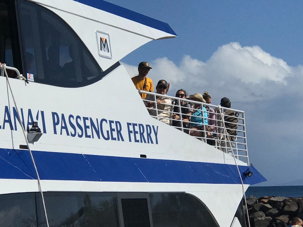 The Lanai passenger ferry (Alana Eagle/Civil Beat)