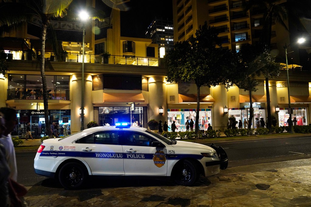 HPD Honolulu Police Department cars cruisers vehicles stock file waikiki