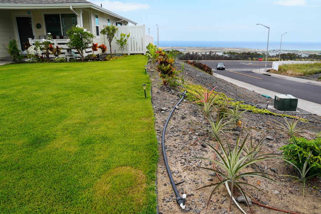 DHHL Department of Hawaiian Home Lands Villages of La’i ‘Opua common area watering water common area dry
