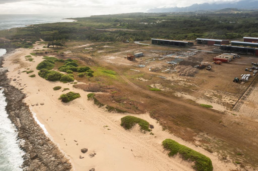 The old Marconi property on the North Shore of Oahu. (Kawika Lopez/Civil Beat/2023)