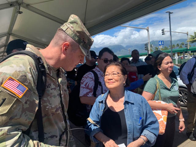 Mazie Hirono and Jill Tokuda visit Lahaina on Aug. 12, 2023 (US Army Corps of Engineers/2023)