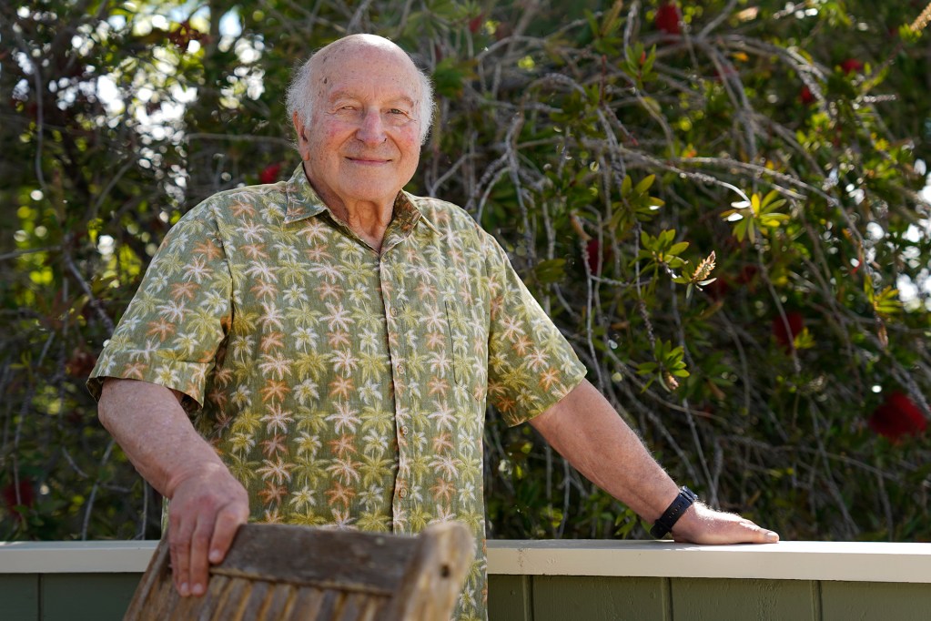 Dick Mayer is photographed Monday, March 25, 2024, in Kula. (Kevin Fujii/Civil Beat/2024)