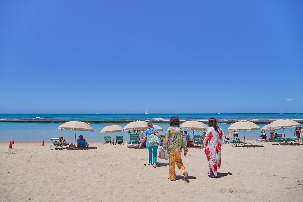 Tourism views of Waikiki Beach photographed morning of April 22nd, 2024
(David Croxford/Civil Beat/2024)