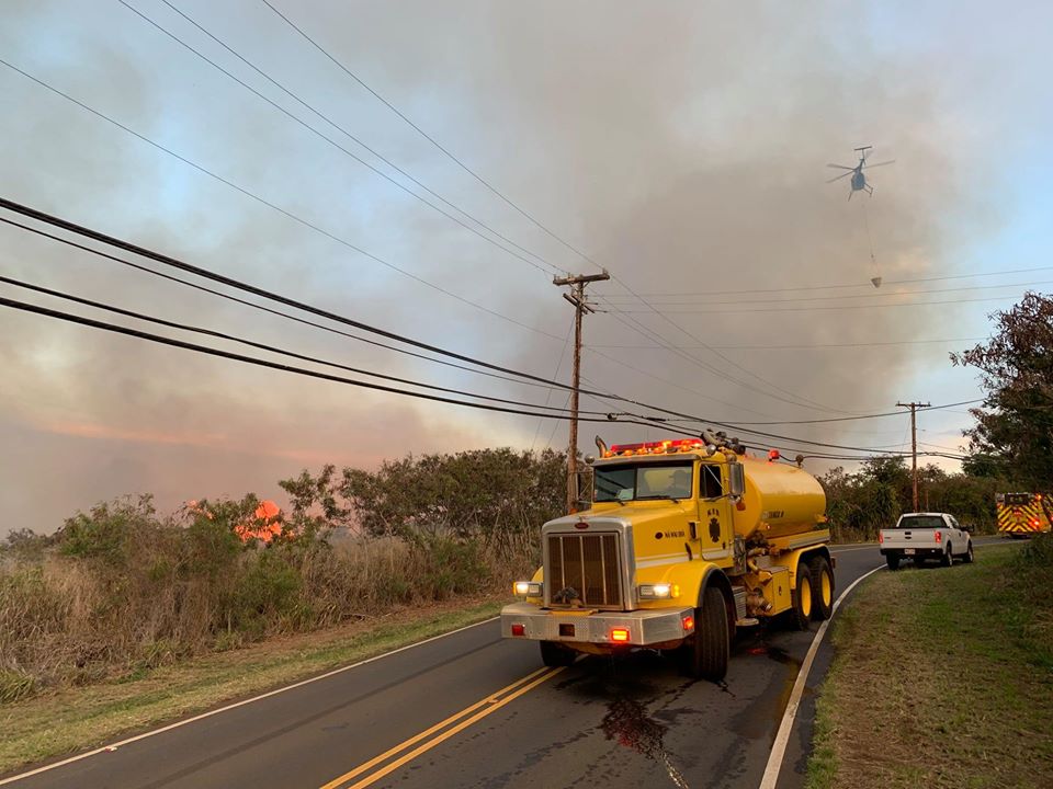 In December 2019 a fire that began near Holomua Road burned 600 acres and forced people to evacuate in Paia. (Maui County)