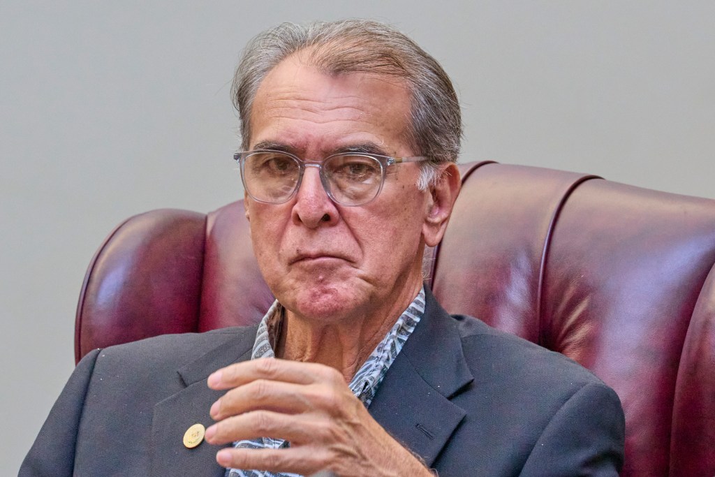 OHA Trustee Brickwood Galuteria photographed 12.4.24 (David Croxford/Civil Beat/2024)