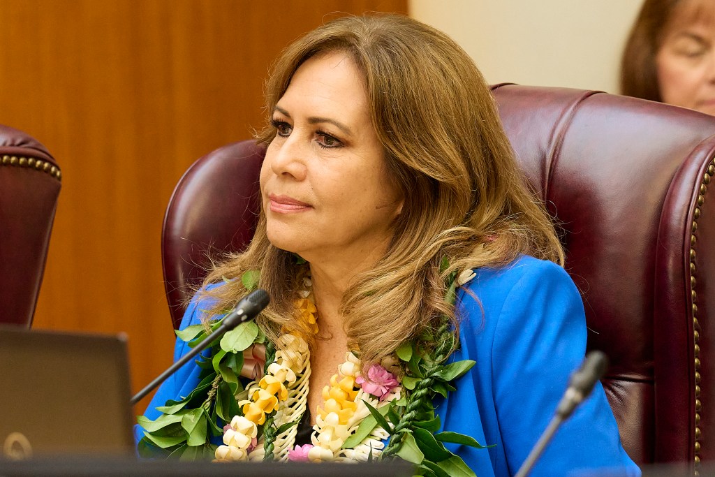 OHA Trustee Luana Alapa photographed 12.4.24 (David Croxford/Civil Beat/2024)