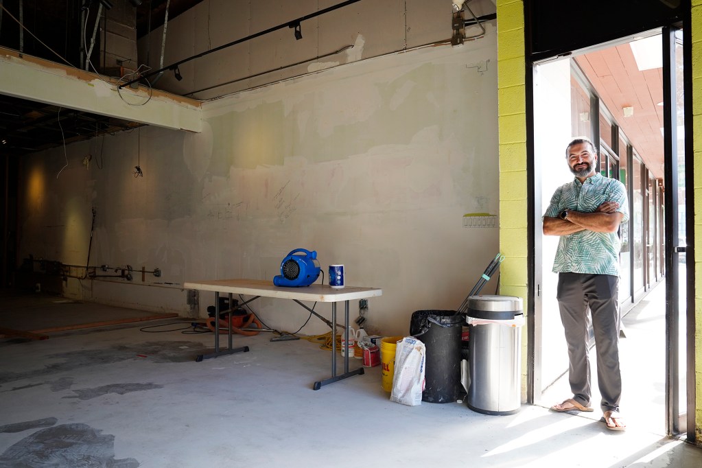 Rami Kayali is photographed Friday, Dec. 13, 2024, in Honolulu. He is opening a kava bar on South King Street. (Kevin Fujii/Civil Beat/2024)