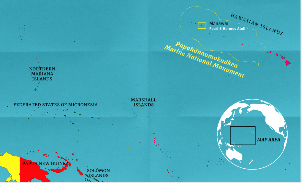 Pacific island map