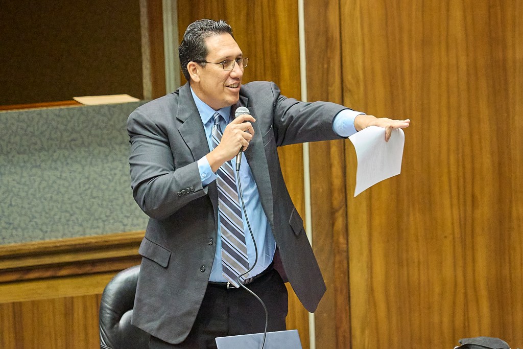 House of Representatives Action during the First Day of the First Crossover of 2025.(David Croxford/Civil Beat/2025)