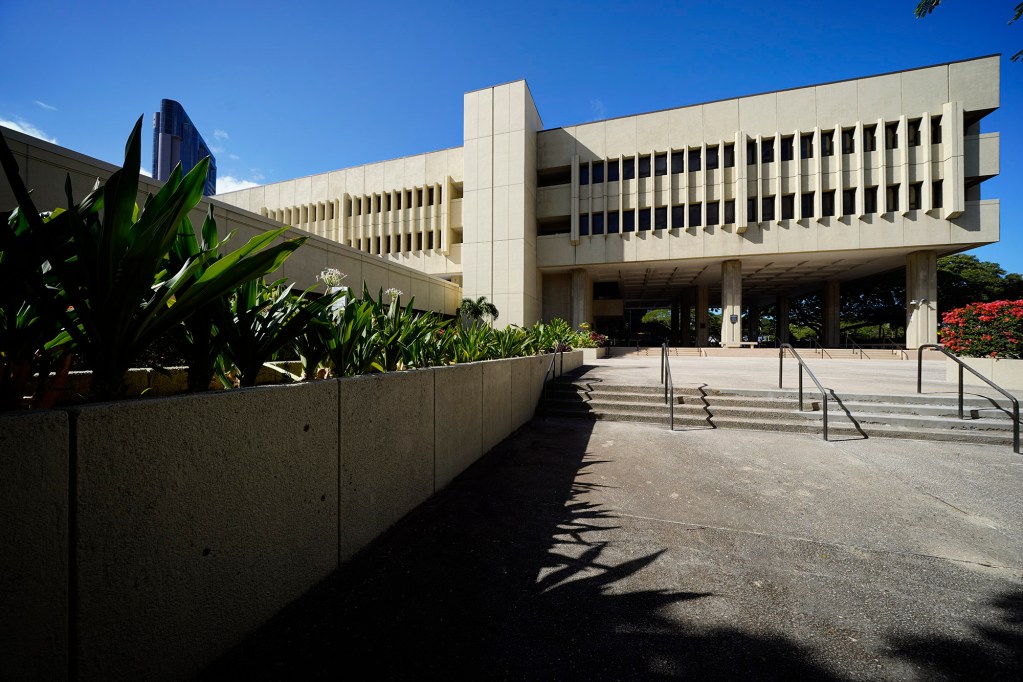 First Circuit Court calls Kaʻahumanu Hale home Thursday, March 13, 2025, in Honolulu. (Kevin Fujii/Civil Beat/2025)