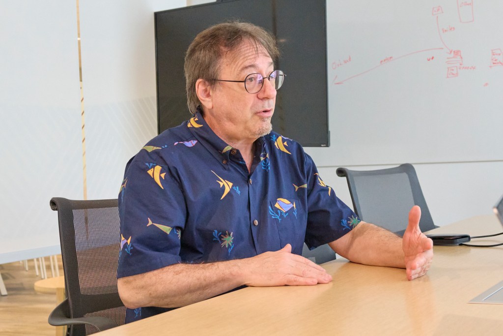 Attorney Keith Peck attended an interview with Civil Beat Reporter Megan Tagami March 31st, 2025 in Civil Beat’s offices in Kaimuki.(David Croxford/Civil Beat/2025)