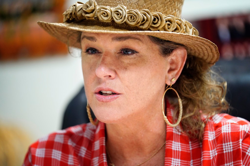 Hawaiʻi County Council Member Rebecca Villegas talks with Honolulu Civil Beat about recent immigration raids on the Big Island Wednesday, April 30, 2025, in Kailua-Kona. (Kevin Fujii/Civil Beat/2025)