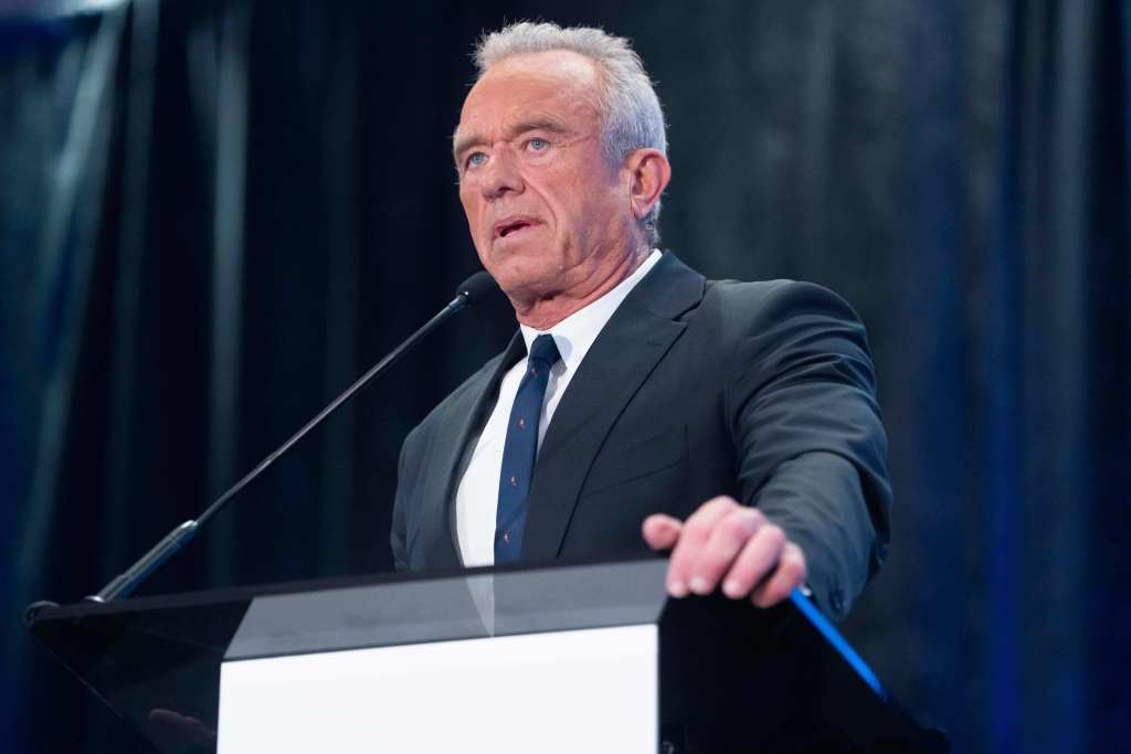 U.S. Secretary of Health and Human Services Robert F. Kennedy Jr. speaks during the Western Governors' Association meeting Thursday, Nov. 20, 2025, in Scottsdale, Ariz. (AP Photo/Rebecca Noble)