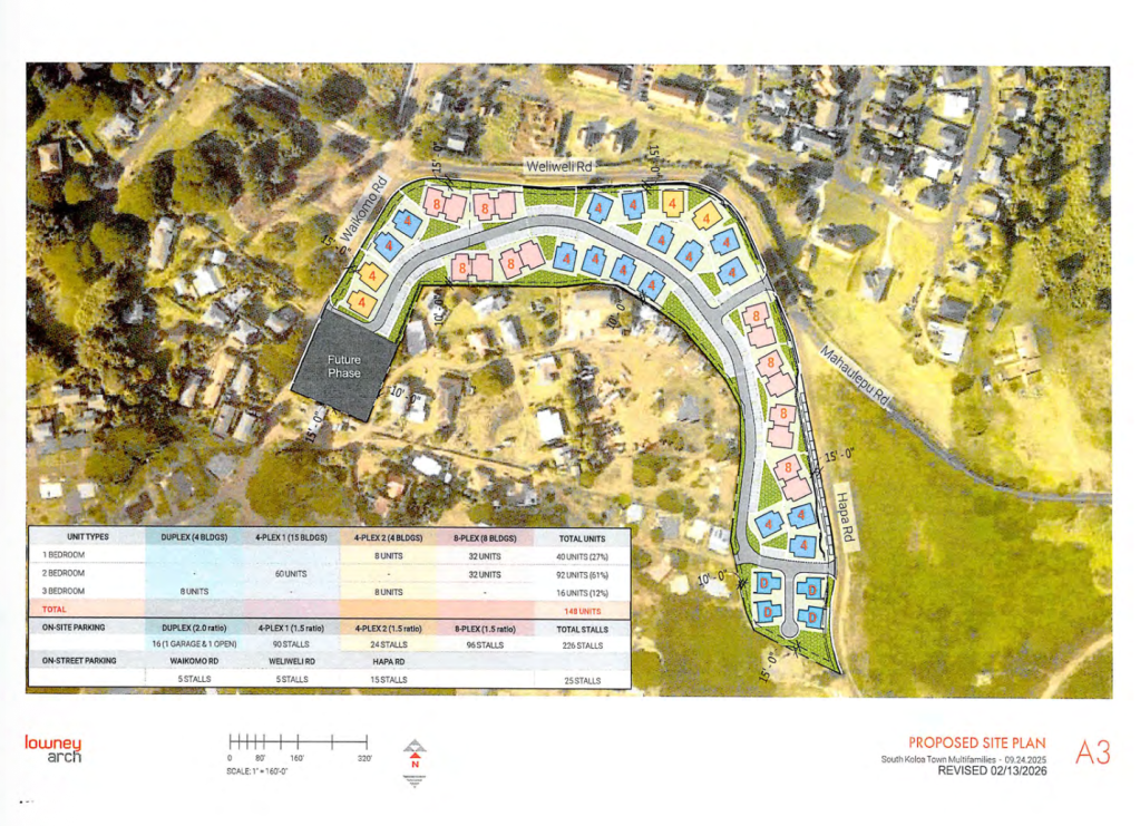 The proposed project is slated to include 40 one-bedroom units, 92 two-bedroom units and 16 three-bedroom units.