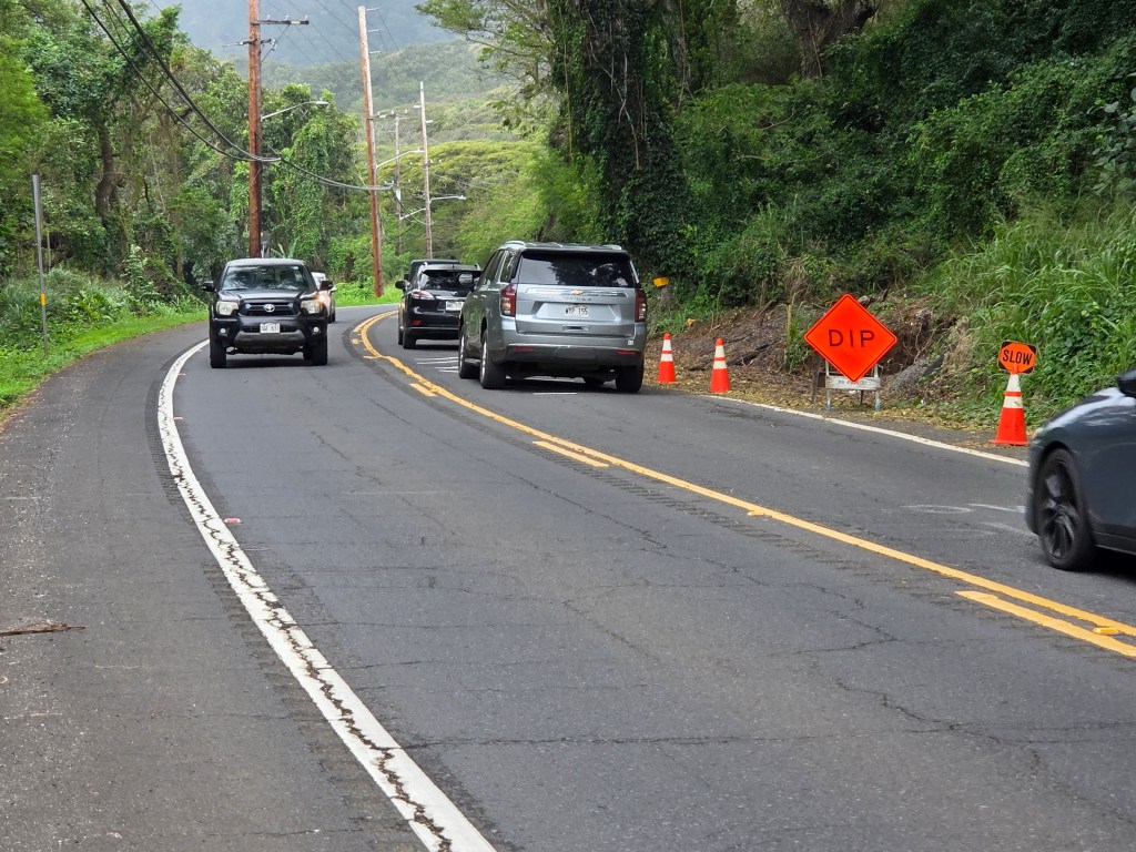 Water Main Break Adds Up And Down Ride To Travel On Kamehameha