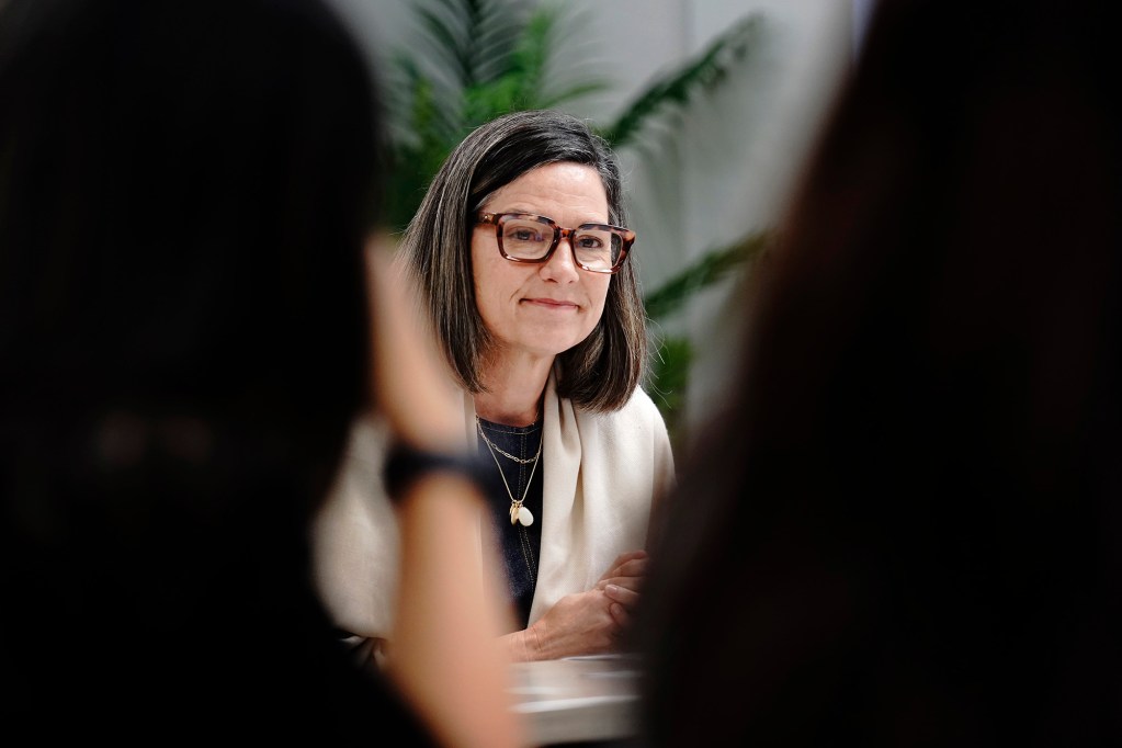 Honolulu Salary Commission’s Sarah Guay meets Monday, April 6, 2026, in Honolulu. A 4.7% salary increase for elected and appointed officials is on the table following a significant pay increase in 2023. (Kevin Fujii/Civil Beat/2026)