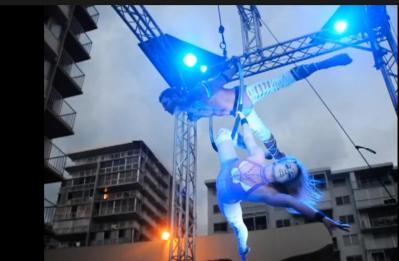 FOCUS: Meet Sarah and Blake, the Acrobatic Aerial Duo