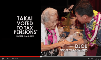 Djou, PAC: Mark Takai ‘Voted for a Pension Tax’
