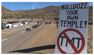 Thirty Meter Telescope Protesters Hold Third Rally in Pasadena