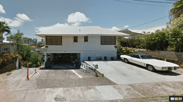 The Dung family's Hoonea Street house. The disputed driveway is on the left.
