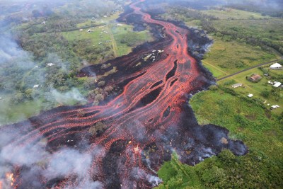 Big Island Lava Flows Reach Site Of Geothermal Plant