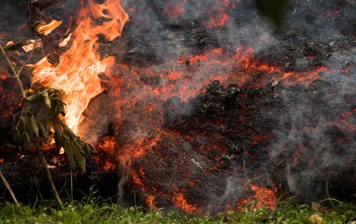 VIDEO: Close Up Footage Of Lava Fissure 16 In Lower Puna