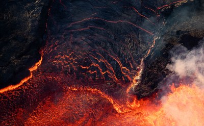 VIDEO: Overflight Video Of Kilauea Lava Fissure 8 In Leilani Estates