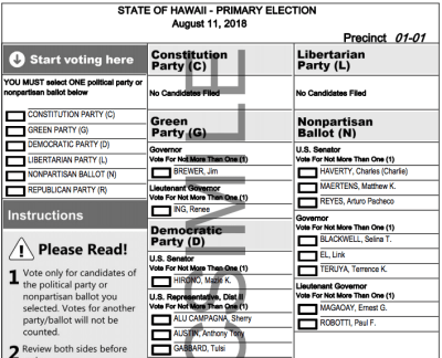 How To Really Fix Hawaii’s Elections