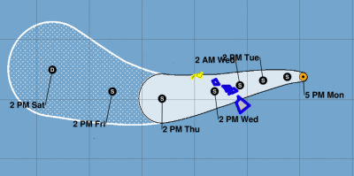 Tropical Storm Warning Issued For Oahu