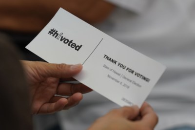 Early Voting Is Way Up Nationwide, But Not In Hawaii