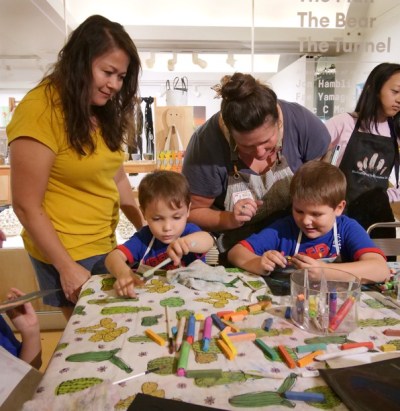 Super Saturday events at the Hawaii State Art Museum offers families a chance to learn about art and create their own arts and crafts.