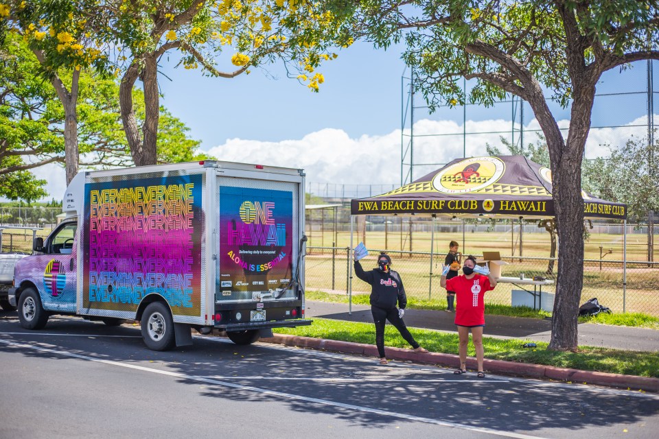 The organization brought millions of masks to Hawaii from China and has been sponsoring community giveaways. 
