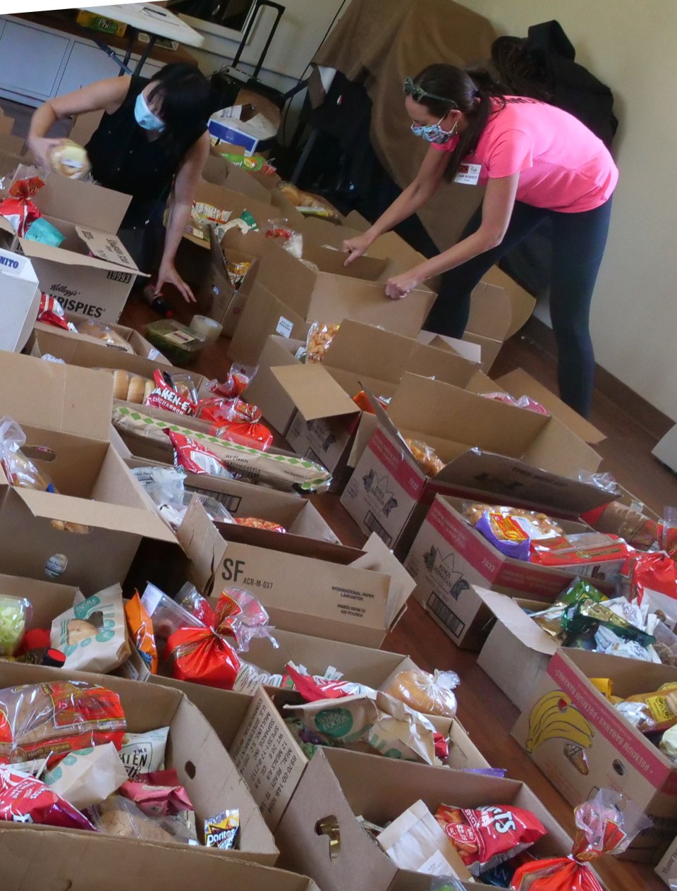 Numerous food distribution efforts are being made possible by philanthropic efforts and donations from wealthy funders and foundations.