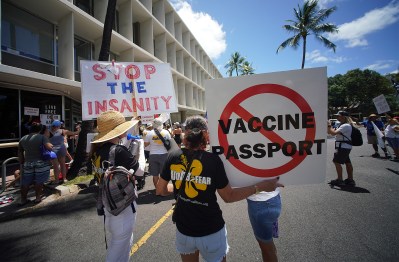 Hawaii Tourists Arrested for Faking Vaccination Cards Fined $8,000