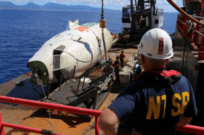 NTSB Recovers Wreckage From TransAir Plane Crash In Waters Off Oahu