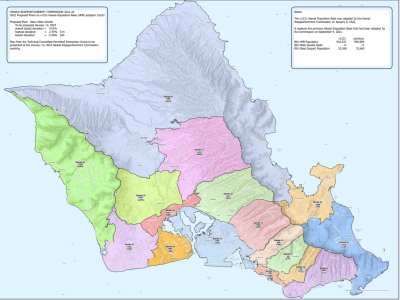 Hawaii Reapportionment Commission Approves Final Legislative Maps
