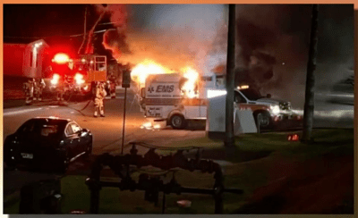Honolulu Ambulance Fire Likely Caused By Oxygen Explosion, Officials Say