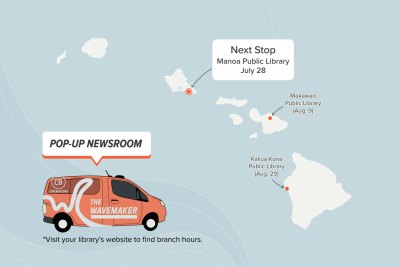 See You At Manoa Public Library For Civil Beat’s Next Pop-up Newsroom