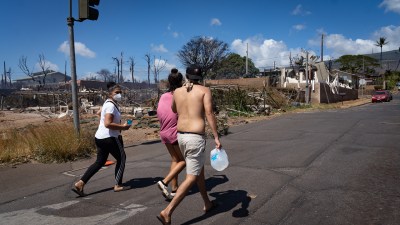 Hawaiʻi Official Winces As LA Residents Ignore Health Risks To Survey Ruins