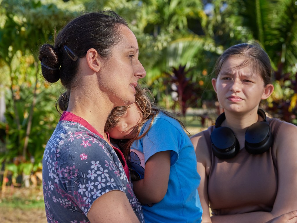 Throughout September personal stories of survivors continued to cast doubt on official narratives about the fire response. Noelani Todt, a mother of three, was one of many residents who got mired in gridlock as they tried to escape on Aug. 8. (David Croxford/Civil Beat/2023)