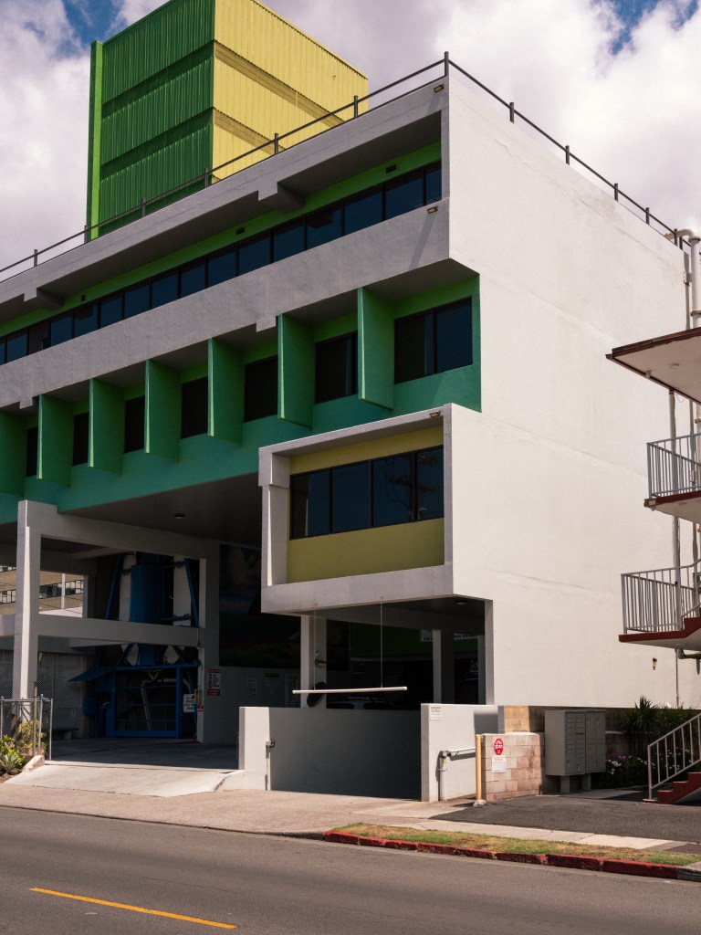 Building where H2O Process Systems was located on Young Street in Honolulu.